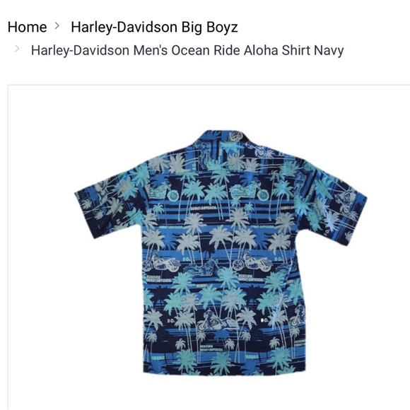 Harley Davidson Men’s Ocean Ride Aloha Hawaii Limited Edition Shirt - Picture 6 of 9